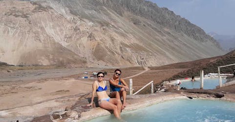 Private full-Day Maipo Canyon tour, hot springs and wine-tasting
